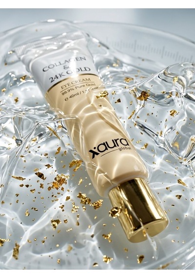 X-aura Beauty 24k Gold & Collagen Göz Çevresi Kremi %99.9 Saf Altın Etkili 40 Ml