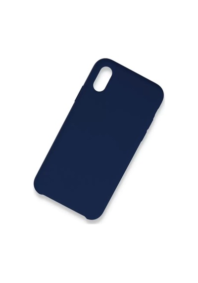 Newface Apple İphone Xs Max Kılıf Lansman Legant Silikon - Lacivert
