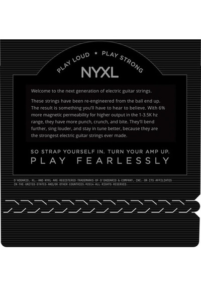 D'addario Nyxl0838 Nickel Wound. Extra Super Light. 08-38 Takım T