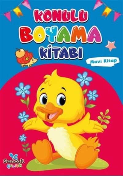Konulu Boyama Kitabı - Mavi - Ybve-722444