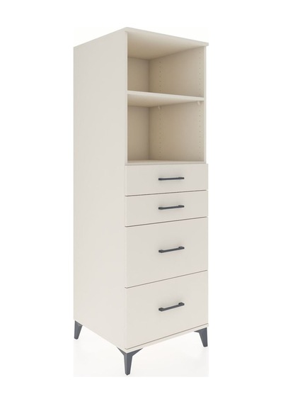 Kronos Dolap 2 Raflı 4 Çekmeceli 60x59x182 Aytaşı-aytaşı Aytaşı