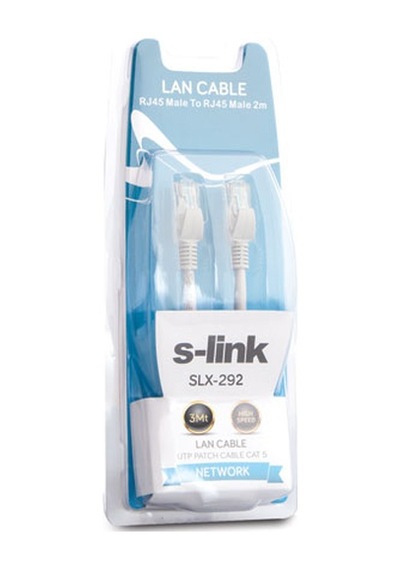 S-Link Slx-292 3M Patch Utp Cat5E Kablo