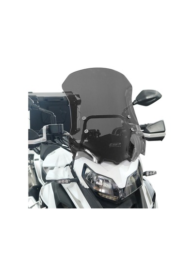 Gp Kompozit Benelli Trk 502 / 502x 2018-2023 Uyumlu Ön Tur Camı Füme 53 Cm