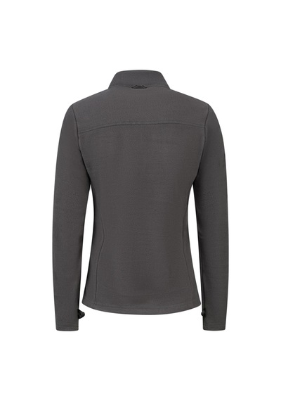 2as Cara Kadın Tam Fermuarlı İnce Polar Sweatshirt Antrasit