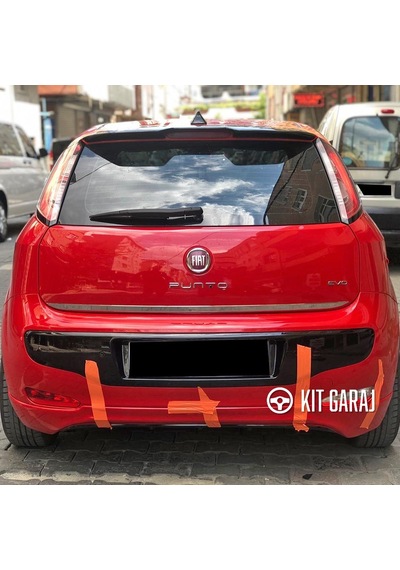 Fiat Punto 2010-2018 Evo Arka Ek Plastik Boyalı