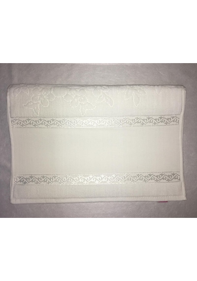Durul Kadife Etamin İşlemelik Lüks El Havlusu 50 x 90 3'lü Pk