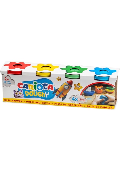 Carioca Oyun Hamuru 4 Renk X 110 Gr. Karışık