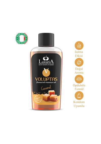 İntimateline Voluptas Karamel Aromalı Isıtıcı 100 Ml Masaj Jeli
