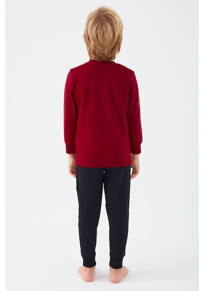 U.S. Polo Assn. U.s. Polo Assn Erkek Çocuk Bordo Pijama Takımı 5274-41867 Bordo