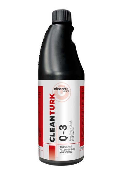 Cleanturk Q3 Metal Ve Ham Kumaş Yağ Sökücü Solvent Hızlı Ve Uçucu Formül 1 Kg
