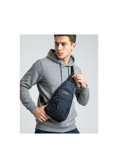 Mega Bag The Northwest M-1007 Unisex Spor Ve Günlük Kullanıma Uygun Göğüs Çapraz Çanta Sırt Çanta Lacivert
