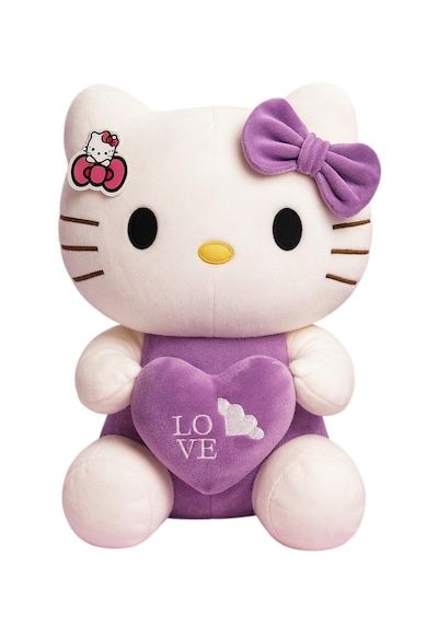 Hello Kitty Peluş Oyuncak 35cm - Sevimli & Yumuşacık Açık Mor