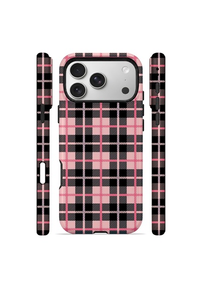 Velvoria Valestra Pembe Siyah Ekose Apple iPhone Uyumlu 17 Pro Max Magsafe Koruma Kılıfı Valestra Magline - Pembe Siyah Ekose Velvoria Valestra Pembe Siyah Ekose Apple iPhone Uyumlu 17 Pro Max Magsafe Koruma Kılıfı Valestra Magline - Pembe Siyah Ekose