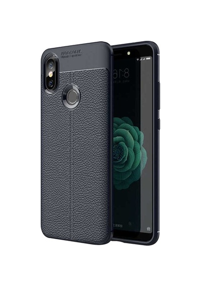 Xiaomi Redmi S2 Kilif Deri Görünümlü Korumali Niss Silikon 409444618