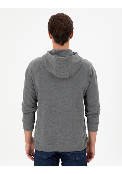 U.s. Polo Assn. Erkek Antrasit Melanj Sweatshirt 50298271-vr081 Antrasit Melanj