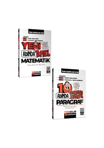 Tüm Adaylar İçin 7 Adımda Temel Matematik Ve 10 Adımda Paragraf Konu Anlatımlı Video Çözüm