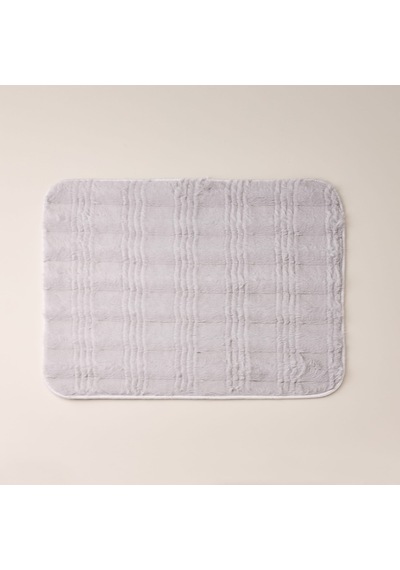 Soft Rems Rabbit Post 2'li Banyo Paspası - Gri - 50x60 Cm + 60x100 Cm Çok Renkli
