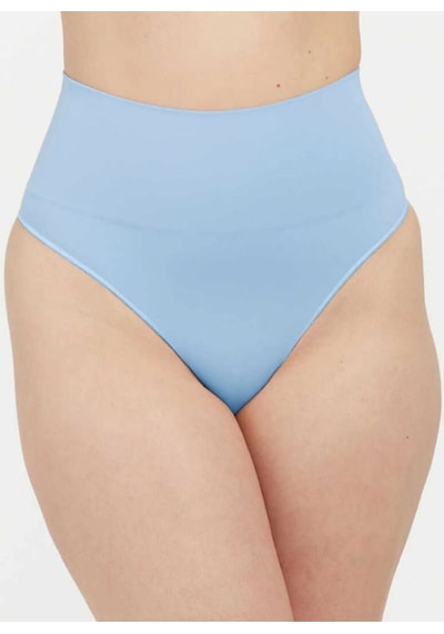 Mistirik Montela Model Bel Şekillendirici Seamless String Slip Korse Buz Mavi Renk Buz Mavi