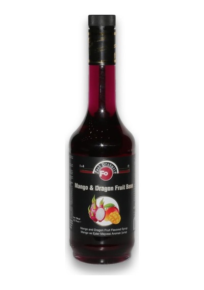 Mango & Dragon Fruit Base Kokteyl Şurubu Mango Ve Ejder Meyvesi Aromalı 700 Ml