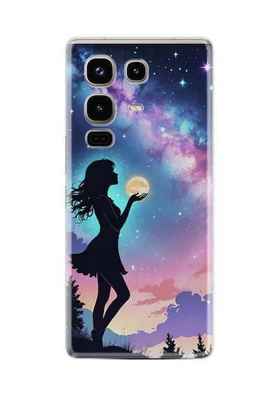 Infinix Note 50 Pro 4g X6855 Kılıf Boutique Baskılı Resimli Woman İn Moon Pcode -005