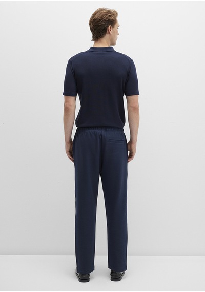 Mavi - Lacivert Örme Pantolon 0010521-70490 Lacivert