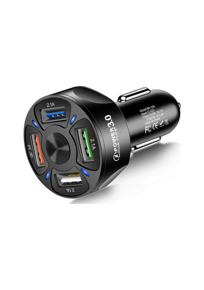 Zuidid Araç Hızlı Şarj 4 Usb 7 A Çoklu Hızlı Şarj Adaptörü