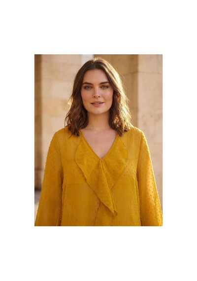 Hanezza Kadın Büyük Beden Fırfır Detaylı Silky Şifon Bluz Hardal Iç Askılı Bluz Ile Gönderilir Hardal - 30872078 Hardal Hanezza Kadın Büyük Beden Fırfır Detaylı Silky Şifon Bluz Hardal Iç Askılı Bluz Ile Gönderilir Hardal - 30872078 Hardal