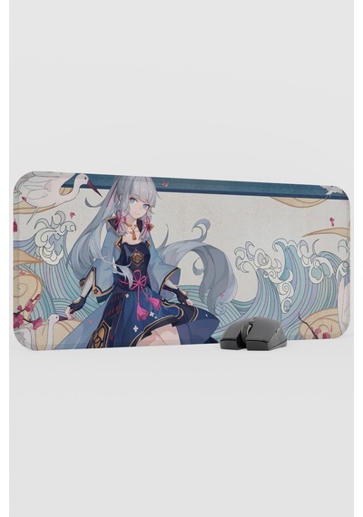 Ayaka Genshin Impact Anime Gacha V2 - 70x30 Xl Gaming Mouse Pad Fare Altlığı