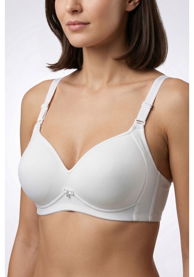 Fk Lingerie Kadın Silikonlu Toparlayıcı Sütyen B Cup Bgl-st05558 Beyaz