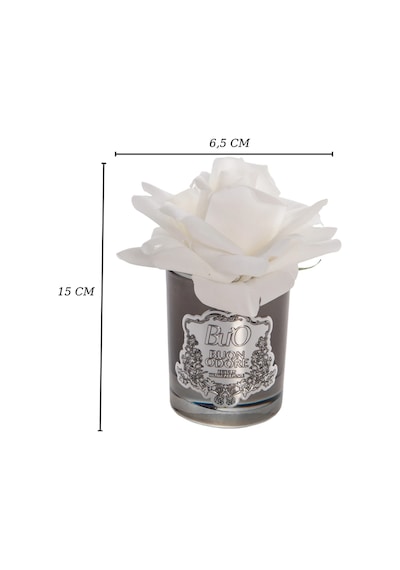 Füme Cam Silver Tek Gül Luxury Home Perfume Ağaç
