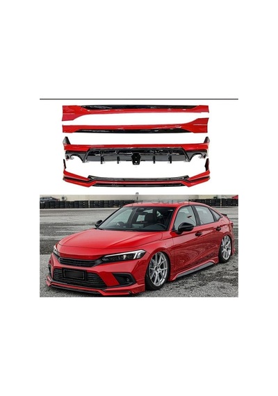 Kit Garaj Honda Civic Fe 2022 Body Kit Seti Plastik Boyasız