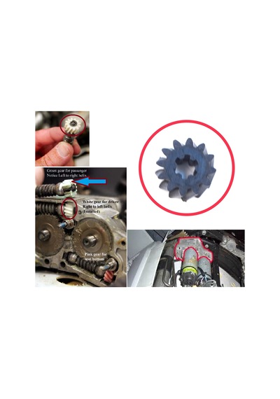Koltuk Arkalık Yatırma Ayar Motoru Dişlisi Bmw E36 1990-2000 İçin Diğer