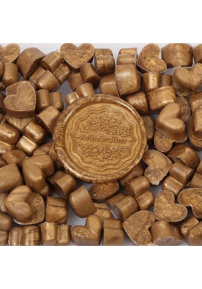 Mühür Mumu Eritme Kalp Boncuk Paket Mod No: 555 AÇIK BRONZ ALTIN