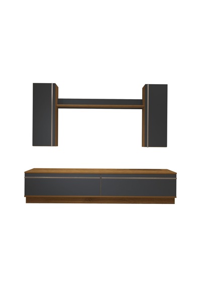 Decoraktiv Eko 5db Mdf Std Tv Ünitesi Tv Sehpası Pera - Antrasit