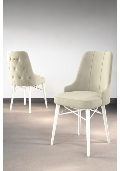 Zümra Serisi, Beyaz Mermer Desen 80x132 Açılabilir Mdf Mutfak Masası Takımı 4 Adet Sandalye Krem Zümra Serisi, Beyaz Mermer Desen 80x132 Açılabilir Mdf Mutfak Masası Takımı 4 Adet Sandalye Krem