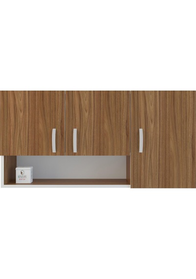 Kenzlife hazır mutfak mirena32 cvz 060*120*32 mutfak banyo dolabı kapaklı raflı