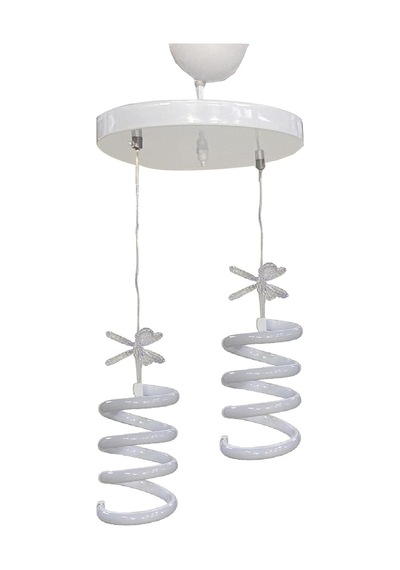 Rüzgar Led Avize 2li Sarkıt Model Avize Beyaz