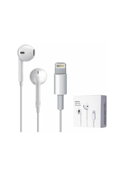 Ios Lightning Kulaklık 7 7 Plus 8 8 Plus X Xs Max Xr 11 11 Pro Max 12 12 Pro Max Beyaz - 162538757 Diğer