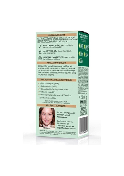 Bb Krem Mucizevi Cilt Kusursuzlaştırıcı Açık Ton 40ml Belirtilmemiş