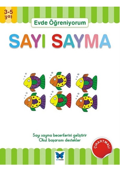 Evde Öğreniyorum - Sayı Sayma - Jenny Ackland Ackland - Mavi Kelebek