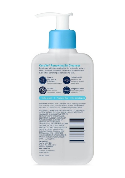 Cerave Renewing Sa Yüz Temizleme Jeli 473 ML