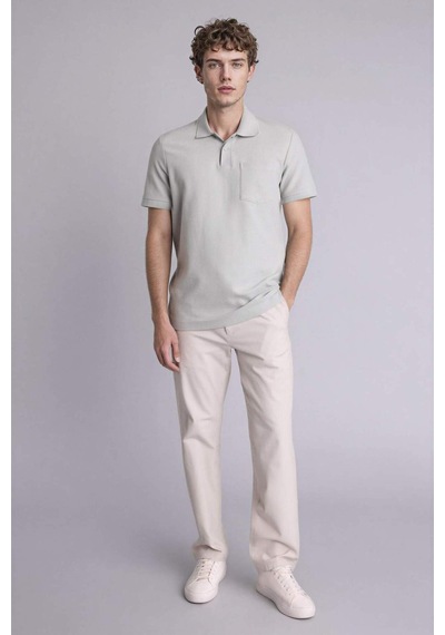 Defacto Regular Fıt Polo Yaka Kısa Kollu Polo Tişört G7002ax26smgn1255 Yeşil-gn1255