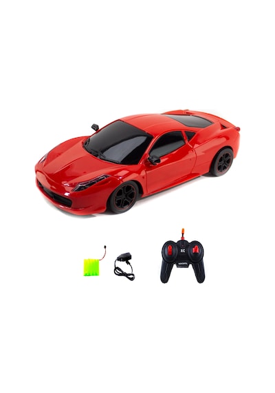 1:16 Ölçek Uzaktan Kumandalı Araba Ferrari Kırmızı Işıklı Şarjlı