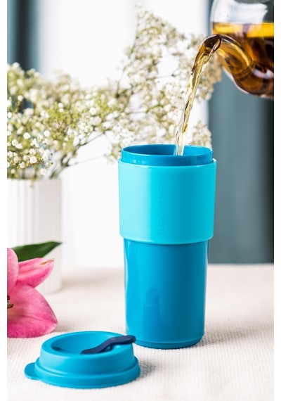Tupperware Hep Yanımda Kupam 490 ml Mavi