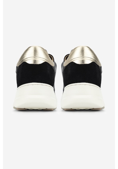 Valmenti Kadın Hakiki Deri Siyah Sneakers & Spor Ayakkabı 298 7025 Bn Ayk Y26 Sıyah/lame