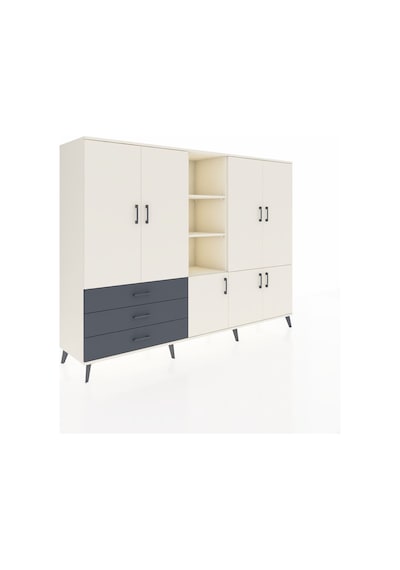Hyperion Dolap 11 Raflı 3 Çekmeceli 7 Kapaklı 220x44x163 Aytaşı-a Aytaşı-aytaşı/antrasit Hyperion Dolap 11 Raflı 3 Çekmeceli 7 Kapaklı 220x44x163 Aytaşı-a Aytaşı-aytaşı/antrasit
