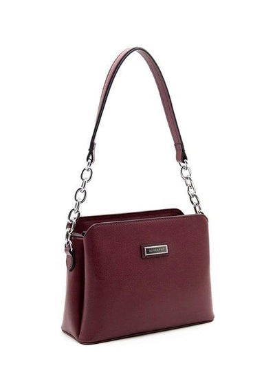 Silver Polo Sp937 Kadın Omuz Çantası Düz Bordo-bordo
