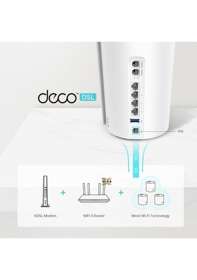 Tp-lınk Deco X73-dsl Wıfı6 Ax5400 Vdsl Modem-215938