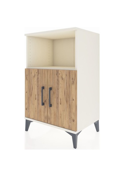 Hyperion Komodin 2 Raflı 2 Kapaklı 60x44x96 Aytaşı-çam Aytaşı