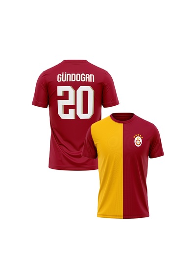 Gsstore Galatasaray İlkay Gündoğan Çocuk Welcome Tee C251579 Sarı - Kırmızı